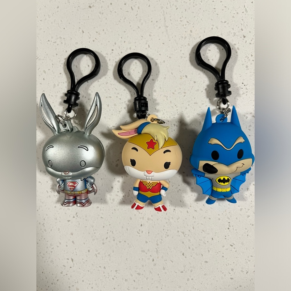 Looney Tunes Bag Clips or Key Chain by Warner Brothers. Brand New